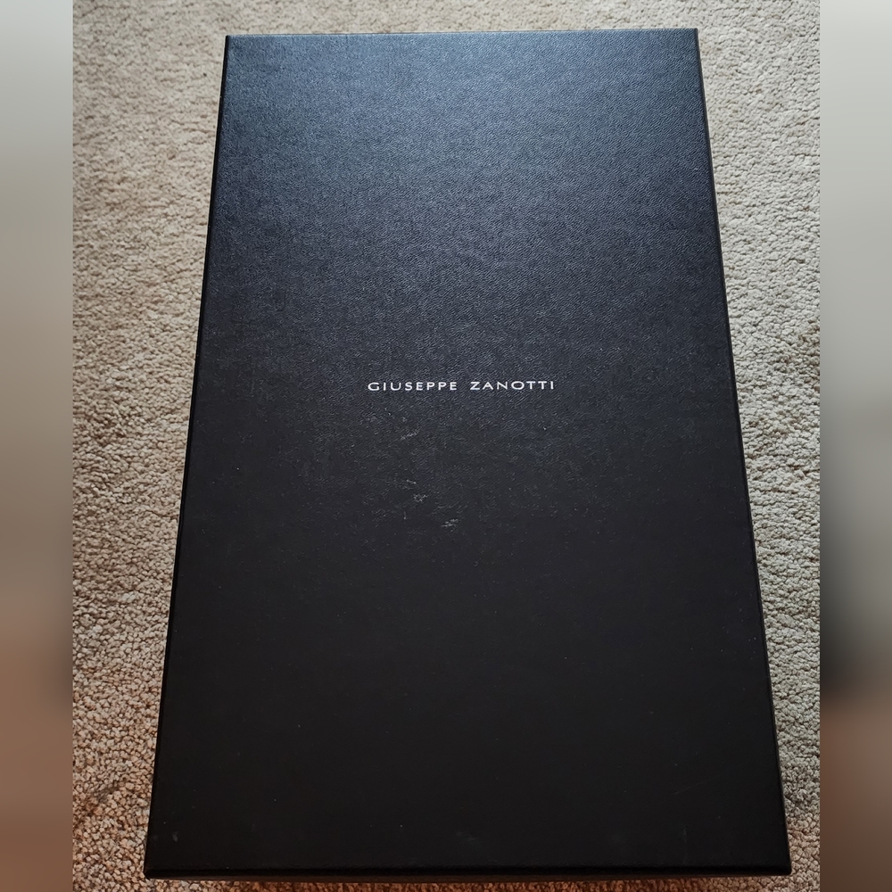 Giuseppe Zanotti Silver Frankie Shoes Size 10